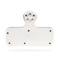 White Cordless Universal Wall Multiplug. 