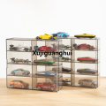 Xujiguanghui Stackable 1:64 Toy Model Cars Display Box 8 Grids Acrylic StLuxury orage Box Dustproof Wall Mounted Display Rack Hotwheels Cars. 
