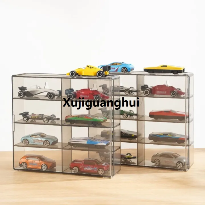 Xujiguanghui%20Stackable%201:64%20Toy%20Model%20Cars%20Display%20Box%208%20Grids%20Acrylic%20StLuxury%20orage%20Box%20Dustproof%20Wall%20Mounted%20Display%20Rack%20Hotwheels%20Cars%20-%20Image%203