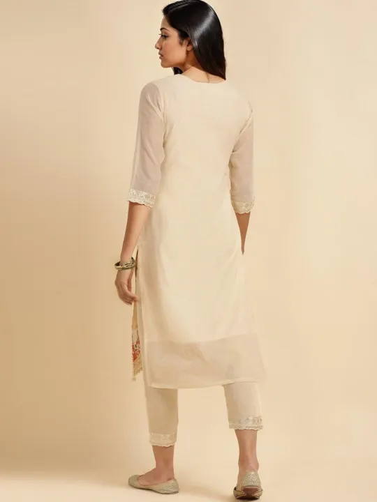 Kiva%20Chanderi%20Embroidered%20Calf%20Length%20Straight%20Kurtha%20Suruwal%20for%20Women%20-%20Image%204