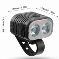 DIY 120db Bicycle Headlight with Horn with Warning Sound Riding Safety Electric Bicycle Horn Loud Bike Bell for Kids Scooters Bikes. 