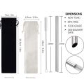 Reusable 304 Stainless Steel Boba Straws 12mm Colored Metal Straw Slanted Mouthed Straight Tubes Stir Tube For Bubble Tea Tapioca Pearl. 