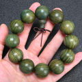 Wholesale Authentic Green Sandalwood Buddha Beads Bracelet Natural Sandalwood Argentinian Jade Sandalwood Bracelet Men & Women's Accessories. 