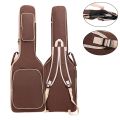 Electric Guitar Case Gig Bag Double Straps Pad Guitar Backpack. 