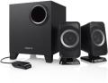 Creative T3150 2.1 Speaker System With Bluetooth- Aux Connectivity - (Black). 