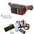 Women Ethnic Fanny Pack Retro Vintage Bum Bags Travel Hiking Waist Belt Purse Fanny Pack for Women Color B. 