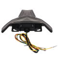 Motorcycle LED Rear Lights Rear Brake Light Steering Signal Assembly for CQS 2014-2016 Z1000 2016 Replacement Parts. 