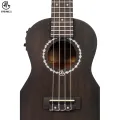 Manaslu Danfe 24 Inch Concert EQ Ukulele With Bag. 
