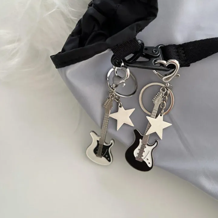 New%20style%20Cool%20Keychain%20Charming%20Female%20Trendy%20Pendant%20Star-shaped%20Guitar%20design%20Retro%20accessories%20for%20Daily%20wear%20Street%20fashion%20-%20Image%202
