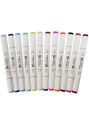 Mont Marte Dual Tip Alcohol Art Markers 12pc By KitabKalam. 