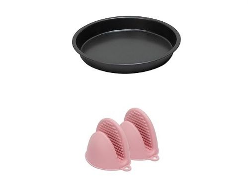 Philips Airfryer Home Pizza Accessory Kit with Pizza pan, Hand Mitts, HD9835/01, Compatible with Extra Large Airfryer