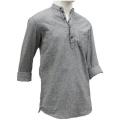 KILOMETER Grey Buttoned Kurta Shirt For Men. 