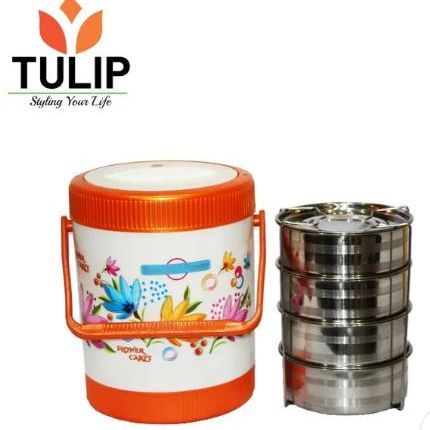 Tulip 4 Step Tiffin Box Lunch Box
