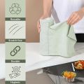 Microfiber Cleaning Cloth Roll 25x25 * 26  cm, Reusable and Washable Tear-Away Kitchen Towel Roll, Very Soft Cleaning Cloths for Home, Kitchen, Office, Electronics, Car Cleaning (Grey, 20 Pack). 