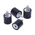 4pcs M4 Outside Inside Anti Vibration Rubber Buffer Insulator Attachment 15mmx15mm. 