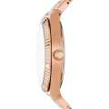 Fossil Rose Gold/Green Stainless Steel Business Watch For Women - ES5277. 