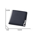 Portable Minimalist business meeting men's travel clip, small money bag, ultra-thin fashion wallet, short thin bank card accessories wallet. 