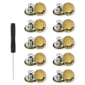 100 Pack Jeans Button Replacement 17mm Removable Jeans Button Replacement Parts Accessories. 