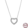 New Hot 925 Silver Shining Angel Eternal Love Women Necklace Women's Wedding High Quality Gift Fashion Charm Jewelry. 