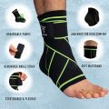 Ankle Support Sports Bandage For Stabilising Ankle Foot Wraps 1 Piece. 