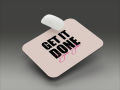 Get It Done Boss Babe Printed Mouse Pad | Computer & Laptop Mouse Pad. 