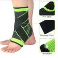 Sports Ankle Protector Running, Basketball, Cycling Elastic Nylon Warm Breathable Fixed Gym Fitness Ankle Support Safety, Single. 