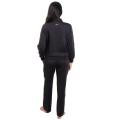 Attire Nepal Black With Yellow Line Track Suit Set For Women (TS-02). 