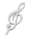 FORIDE Coffee Spoons,18 Pack Cute Teaspoons Stainless Steel Staff Musical Notation Shaped (9 Music Note +9 Guitar). 