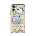 Glitter Quicksand Phone Case For Samsung Galaxy A07 Back Cover phone lens protection cute Fashion Design Rotatable stand. 