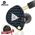 Wiresto QKZ VK4 In Ear Earphone Stereo Headphone Sport Wired Earbuds HiFi Heavy Bass Sound Noise Isolating Headset with Microphone with Free Case Box. 