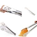 Stainless Steel Kitchen Serving Tong ( Chimpta ) For Grilling ,BBQ and Flip and Fry Stylish Food Tongs Chimta Steel Stainless Steel Food Serving Tong. 