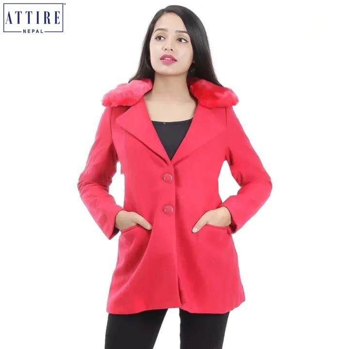 Attire%20Nepal%20Red%20Solid%20Coat%20For%20Women%20(C-52)%20-%20Image%203