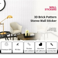 20Pcs 3D Wall Stickers Brick Self Adhesive Wallpaper Panels Home Decor Sticker,35x35cm ,A. 