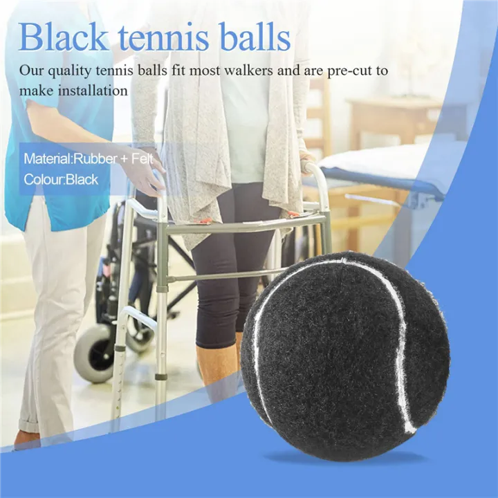 8%20PCS%20Precut%20Walker%20Tennis%20Ball%20for%20Furniture%20Legs%20and%20Floor%20Protection,%20Heavy%20Duty%20Long%20Lasting%20Felt%20Pad%20Covering,Black%20-%20Image%205