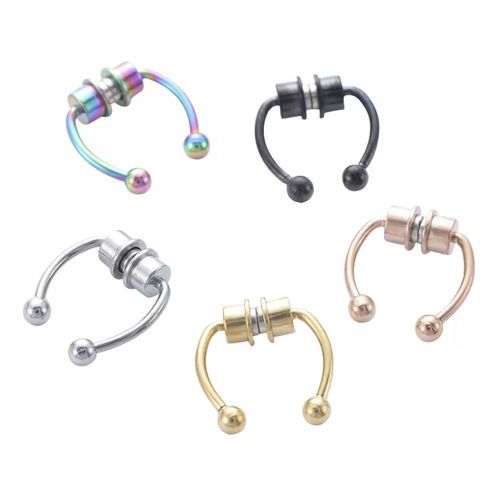 1pc%20Multicolor%20Fashionable%20U%20Shaped%20Fake%20Nose%20Ring%20Stainless%20Steel%20Magnet%20Nose%20Ring%20-%20Unisex%20%7C%20Fashion%20U%20Shaped%20Nose%20Ring%20-%20Image%202
