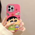 Crayon Shin-chan Phone Case Compatible for IPhone 15 11 7Plus XR 13 11 12 14 15 Pro Max 7 8 Plus XS Max Shockproof Soft Cover. 