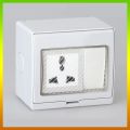Outdoor Switch Socket Power Point Plug Waterproof Switch Box 15A | Kripal UKW-1GSDS Power Socket With Waterproof Box. 