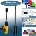 Resin Mixer Epoxy Mixer Paddles-Multipurpose Bidirectional Paint Stirrer for Drill Epoxy & Paint Mixer Drill Attachment. 