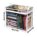 Portable Zipper Comic Book Storage Bag Transparent Handle Clear Pouch Dust Proof Stackable Collapsible Pouch Student. 