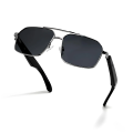 Smart Bluetooth Audio Sunglasses – New Black | Voice Assistant, Open-Ear Speakers, UV Protection, Hands-Free Control Glasses - Ojustore. 