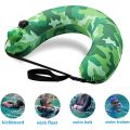 Swim Belt Inflatable Swim Ring Portable Swim Trainer Pool Float Travel Neck Pillow for Kids Adults. 
