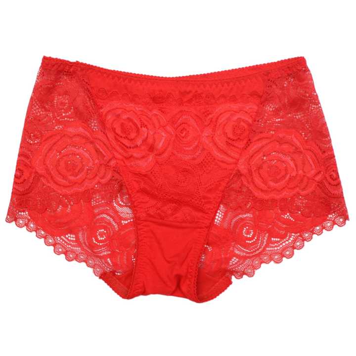 Red Net Panty For Women
