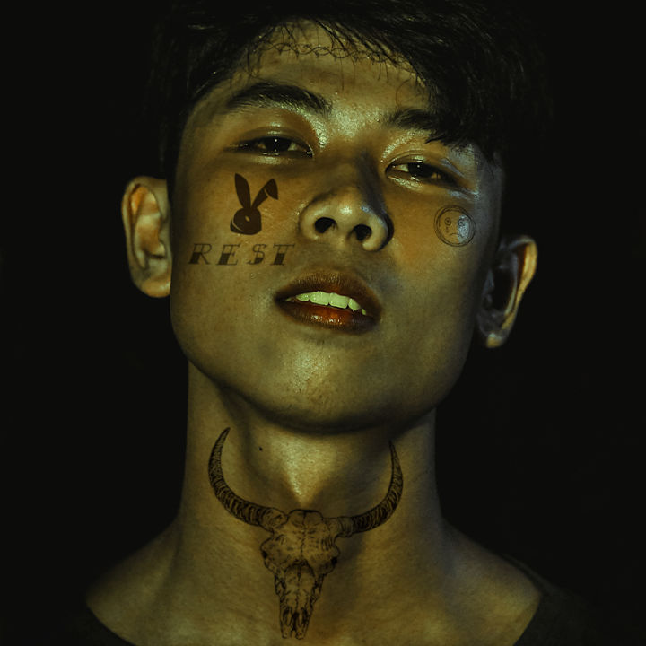 Big%20Size%20Malone%20Tattoo%20Bull%20Head%20Face%20Sticker%20Men%20Neck%20Hand%20Back%20Cool%20Body%20Art%20Temporary%20Tattoo%20Letter%20Tatoo%2021x15cm%20-%20Image%203