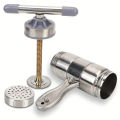 Stainless Steel Making Spaghetti Press Pasta Machine Manual Noodle Maker Fruits Juicer With 2 Or 5 Pressing Moulds DD7. 
