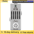 Anedshaop Rowin 5-Band EQ Pedal Electric Guitar Equalizer 100Hz 250Hz 630HOriginal z 1.6kHz 4kHzTrue Bypass 1/4 Inch Mono Metal Shell Effects Pedal. 