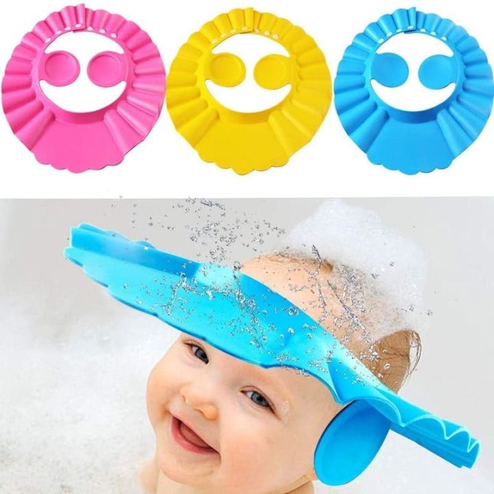 Adjustable%20Baby%20Bath%20Hat/Shower%20Cap%20-Assorted%20Color%20-%20Image%202