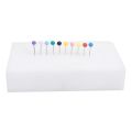 fasdaga Map Tacks Push Pins Plastic with Steel Point, 4mm, 1000 Pieces. 