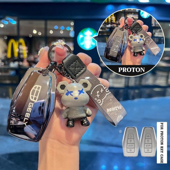 TPU%20Car%20key%20Proton%20car%20smart%20key%20case%20key%20case%20for%20S70/X50/X90%20Key%20Case%20Keyless%20Smart%20Entry%20key%20Proton%20Cover%20kunci%20Keychain%20%20key%20cover%20-%20Image%206