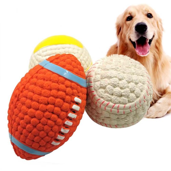 Squeaky Interactive Chihuahua Retriever Pet Ball Outdoor Play Dog Throw Dog Supplies Dog Chew Pet Training Pet Accessories