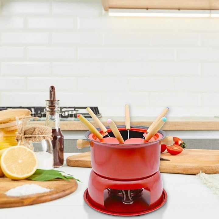 ARELENE%20Red%20Mini%20Stainless%20Steel%20Fondue%20Pot%20Set%20Cheese%20Chocolate%20Fondue%206%20Dipping%20Forks%20and%20Removable%20Pot%20Melts%20Candy%20Sauce%20Dip%20-%20Image%206